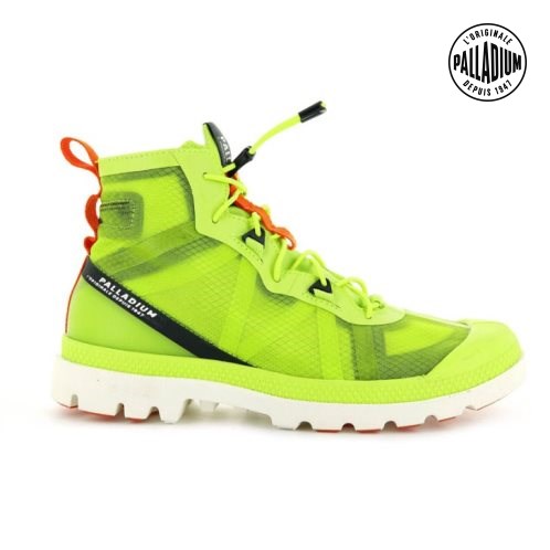 Baskets Palladium Travel Lite+ Adventure High Tops Homme Vert Clair | FR MPF937Q